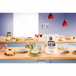 Moulinex Cuisine Companion robot de cuisine 1550 W 4,5 L Argent, Blanc - Vue supplémentaire 15