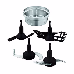 Moulinex Cuisine Companion robot de cuisine 1550 W 4,5 L Argent, Blanc - Vue supplémentaire 7