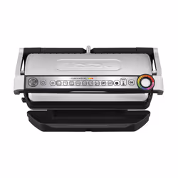 Tefal Optigrill+ XL, Noir, Acier brossé, Acier inoxydable, Rectangulaire, 800 cm², 400 x 200 mm, Chine