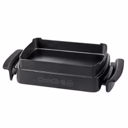 Tefal XA7228, Assiette, Noir, Aluminium, 1,6 kg, 430 mm, 225 mm