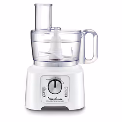 Moulinex FP5441, 2,2 L, Blanc, Argent, Gris, Rotatif, 1,25 L, Pétrisseur, Mélange, France