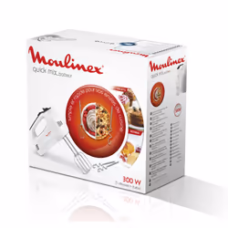 Moulinex Quick Mix Batteur à main 300 W Blanc - Vue supplémentaire 7