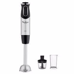 Moulinex DD6578, Mélangeur par immersion, 0,8 L, Fonction d'impulsion, 1000 W, Acier inoxydable, Noir