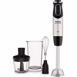 Tefal HB6568, Mélangeur par immersion, 0,8 L, Fonction d'impulsion, 1000 W, Noir, Acier inoxydable