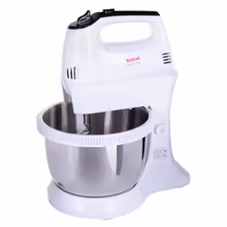 Tefal HT312138, Robot mixer, Argent, Blanc, Mélange, 3,5 L, Boutons, Acier inoxydable