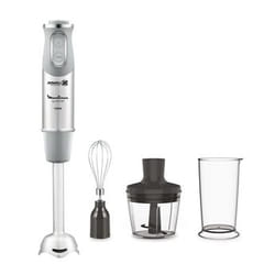 Moulinex Quickchef 0,8 L Mélangeur par immersion 1000 W Gris, Acier inoxydable
