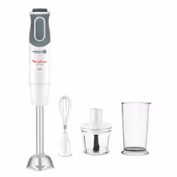 Moulinex DD642110, Mélangeur par immersion, 0,8 L, Fonction d'impulsion, 800 W, Gris, Blanc