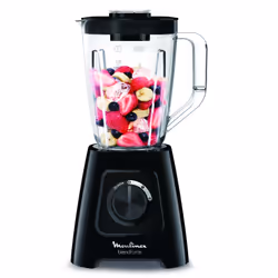 Moulinex LM425, Mélangeur de table, 1 L, Pileur de glace, 600 W, Noir