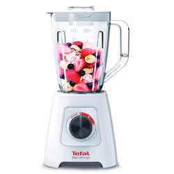 Tefal BlendForce II BL4201, Mélangeur de table, 1,25 L, Pileur de glace, 600 W, Blanc