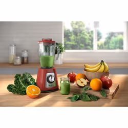 Moulinex LM430 1,25 L Mélangeur de table 800 W Rouge