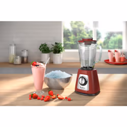 Moulinex LM430 1,25 L Mélangeur de table 800 W Rouge