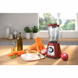 Moulinex LM430 1,25 L Mélangeur de table 800 W Rouge - Vue supplémentaire 4