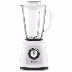 Moulinex LM430, Mélangeur de table, 1,75 L, Pileur de glace, 800 W, Blanc