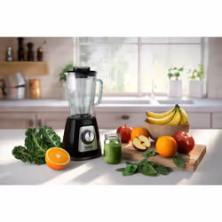Tefal BlendForce II BL4358 blender 1,25 L Mélangeur de table 800 W Noir, Acier brossé - Vue supplémentaire 4