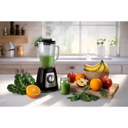 Tefal BlendForce II BL4358 blender 1,25 L Mélangeur de table 800 W Noir, Acier brossé - Vue supplémentaire 5