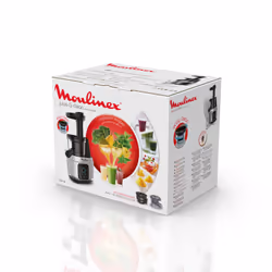 Moulinex Juice & Clean ZU420E Centrifugeuse lente 150 W Aluminium, Noir - Vue supplémentaire 9