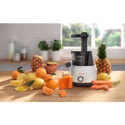 Moulinex ZU150110 presse-agrumes Centrifugeuse lente 150 W Noir, Blanc