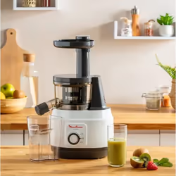 Moulinex ZU150110 presse-agrumes Centrifugeuse lente 150 W Noir, Blanc