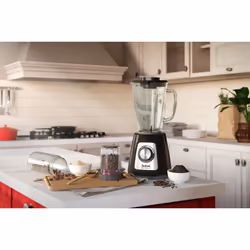 Tefal BlendForce II BL4388 blender 1,25 L Mélangeur de table 800 W Noir, Acier brossé - Vue supplémentaire 12