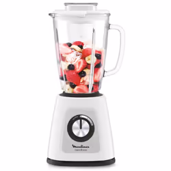 Moulinex LM435 1,25 L Mélangeur de table 800 W Blanc