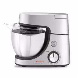 Moulinex QA519D, 4,6 L, Argent, Boutons, Rotatif, Batteur, Hachoir, Pétrisseur, Mélange, 1,8 kg, Chine