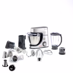 Moulinex QA519D robot de cuisine 1100 W 4,6 L Argent Balances intégrées