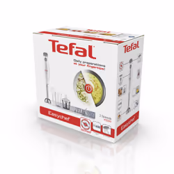 Tefal HB4531 blender 0,8 L Mélangeur par immersion 450 W Acier inoxydable, Blanc