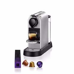 Krups Nespresso XN741B, Machine à expresso, Capsule de café, Argent
