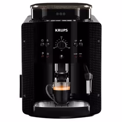 Krups Arabica EA 81R8, Machine à expresso, 1,8 L, Café en grains, Café moulu, Broyeur intégré, 1450 W, Noir