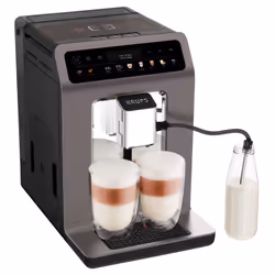 Krups Evidence EA895E10, Machine à expresso, 2,3 L, Café en grains, Broyeur intégré, 1450 W, Étain