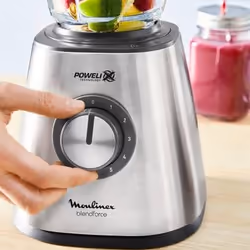 Moulinex LM439D10 blender 1,25 L Mélangeur de table 800 W Acier inoxydable - Vue supplémentaire 4