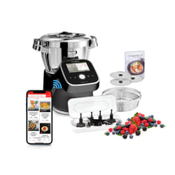 Moulinex HF93D810 robot ménager 1550 W 4,5 L Noir, Acier inoxydable