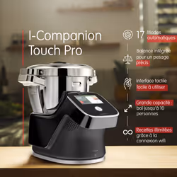 Moulinex HF93D810 robot ménager 1550 W 4,5 L Noir, Acier inoxydable - Vue supplémentaire 2