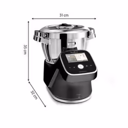 Moulinex HF93D810 robot ménager 1550 W 4,5 L Noir, Acier inoxydable - Vue supplémentaire 4