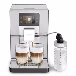 Krups Intuition Experience+ EA877D, Machine à café 2-en-1, 3 L, Café en grains, Broyeur intégré, 1550 W, Noir, Acier brossé