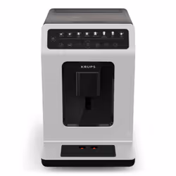 Krups Evidence ECO-Design EA897A10, Machine à café 2-en-1, 2,3 L, Café en grains, Broyeur intégré, 1450 W, Noir, Gris