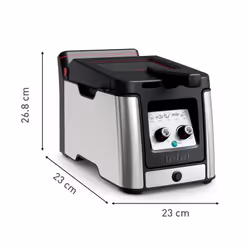Tefal Clear Duo FR600D Friteuse à air chaud 0,65L 2000W Noir, Inox - Vue supplémentaire 10