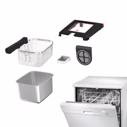 Tefal Clear Duo FR600D Friteuse à air chaud 0,65L 2000W Noir, Inox - Vue supplémentaire 11