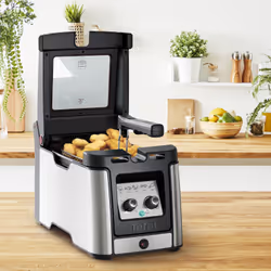 Tefal Clear Duo FR600D Friteuse à air chaud 0,65L 2000W Noir, Inox - Vue supplémentaire 6