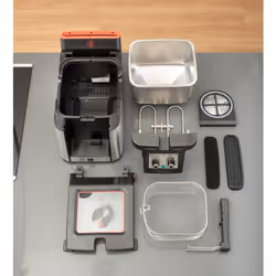 Tefal Clear Duo FR600D Friteuse à air chaud 0,65L 2000W Noir, Inox - Vue supplémentaire 9