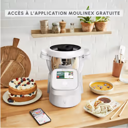 Moulinex i-Companion Touch robot de cuisine 1550 W 4,5 L Blanc - Vue supplémentaire 7