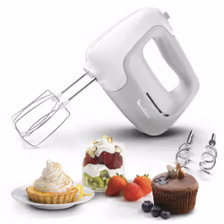 Moulinex PowerMix HM450 Batteur à main 450 W Gris, Blanc