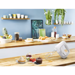 Moulinex PowerMix HM450 Batteur à main 450 W Gris, Blanc - Vue supplémentaire 4