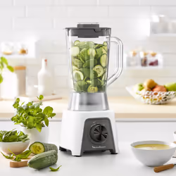 Moulinex Blendeo+ LM2C01 1,5 L Mélangeur de table 450 W Blanc - Vue supplémentaire 4