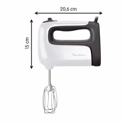 Moulinex HM461110 mixeur Batteur à main 500 W Blanc - Vue supplémentaire 8