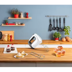 Moulinex Prep'Mix+ HM460 Batteur à main 500 W Noir, Blanc - Vue supplémentaire 4