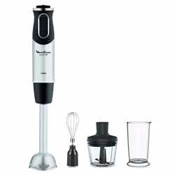 Moulinex DD6A5810, Mélangeur par immersion, 0,8 L, Fonction d'impulsion, 1000 W, Noir, Acier inoxydable