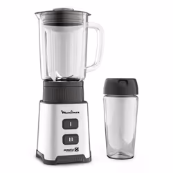Moulinex LM17GD10, Mélangeur de table, 0,7 L, Pileur de glace, 400 W, Acier inoxydable