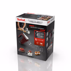 Tefal Powermix Silence HT6525 Batteur à main 500 W Rouge - Vue supplémentaire 6
