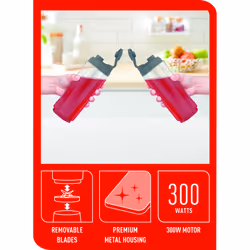 Tefal Mix&Move BL15FD30 blender 0,6 L Mélangeur de table 300 W Acier inoxydable - Vue supplémentaire 5